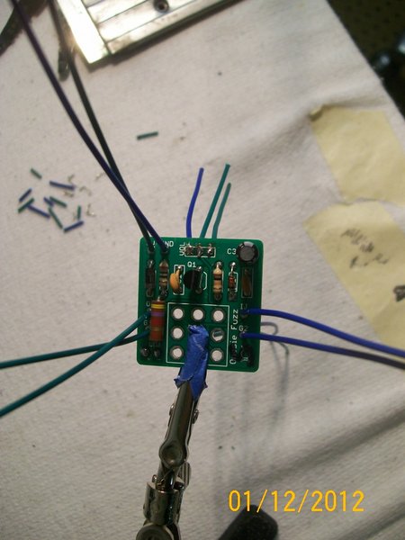 Just the PCB and wires