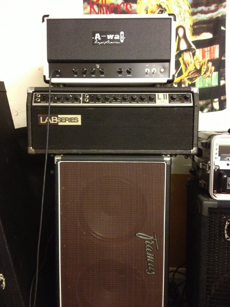 Waiting on my other 2x12... damn it! The settings in this photo are pretty rad.