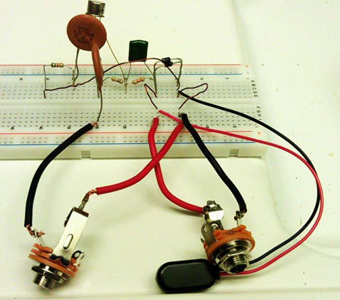The is the photo of the breadboard obviously.
