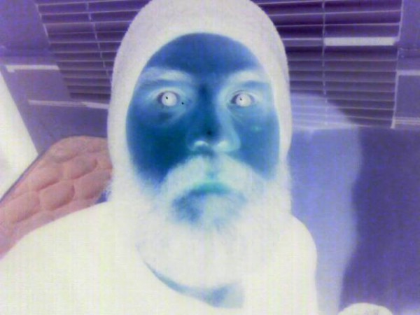 when in the netherworld(even though I look more like Papa Smurf) and in the material world