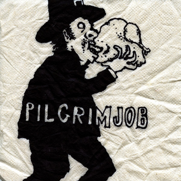 Sharpie on bar napkin. 4.75" x 4.75"