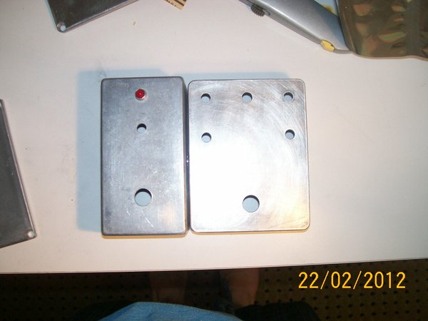 Sanded Enclosures, I used 220 grit paper.